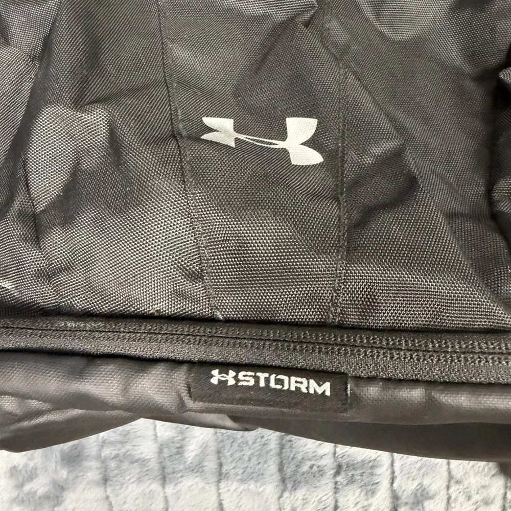 Under Armour Storm Backpack Black Sport School Laptop Bag Adjustable Straps